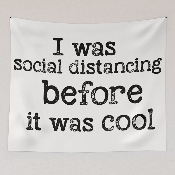 Item preview, I was social distancing before it was cool designed and sold by Kybruno's Creations.