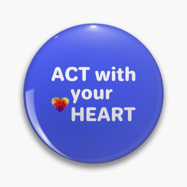 Item preview, Act with your heart. Inspiring quote. Gift designed and sold by jimagine.