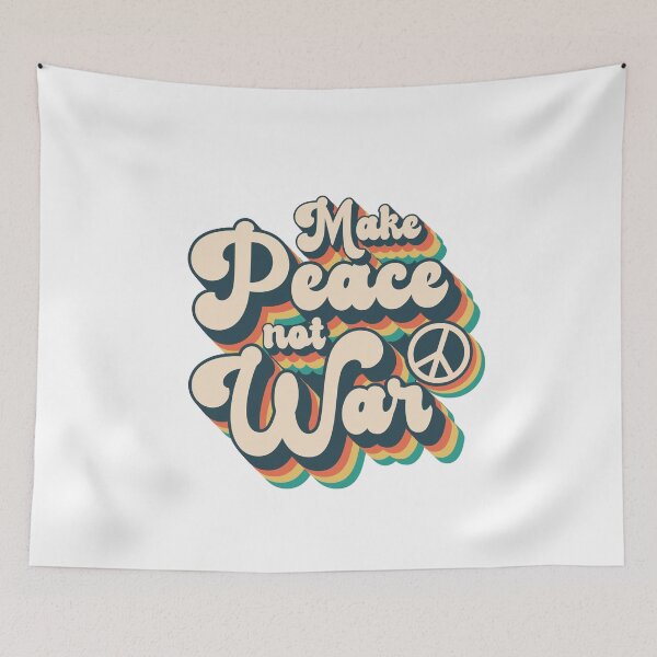 Item preview, Make Peace Not War designed and sold by Rhu Creations.