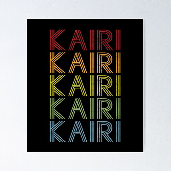 Vista previa del artículo con la obra «Kairi Nombre Camiseta - Kairi Vintage Retro Kairi Nombre Regalo Artículo Camiseta», diseñado y vendido por oslandefren.