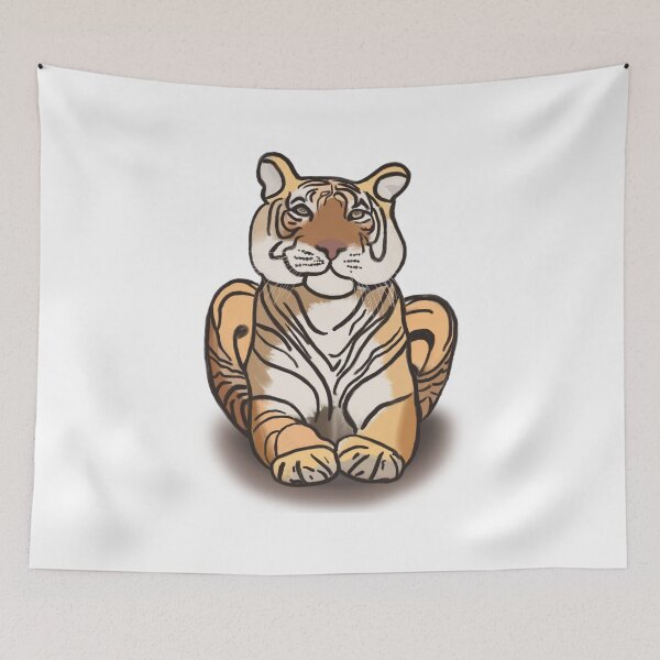 Item preview, Sitting Tiger designed and sold by Ilpiccololupo .