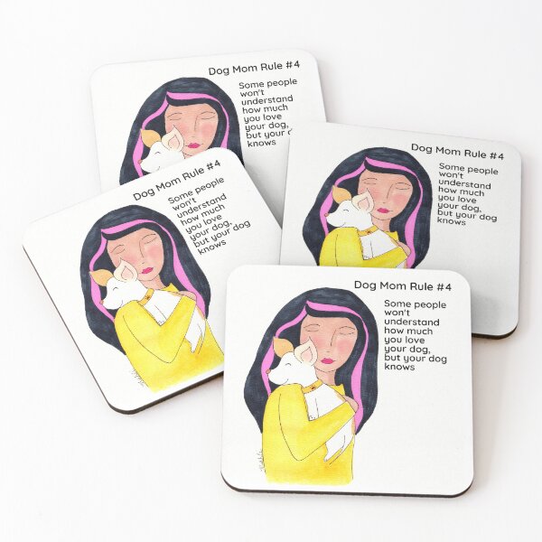 Item preview, Dog Mom Rule #4 designed and sold by Mahli's  Artful Whimsy.