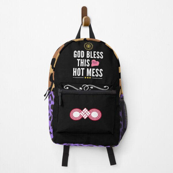 Item preview, God Bless This Hot Mess - Christian Sayings | Short Christian Quotes designed and sold by Delandor.