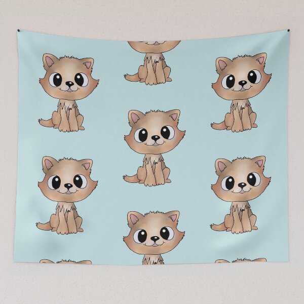 Item preview, brown kitten designed and sold by Blumchen.