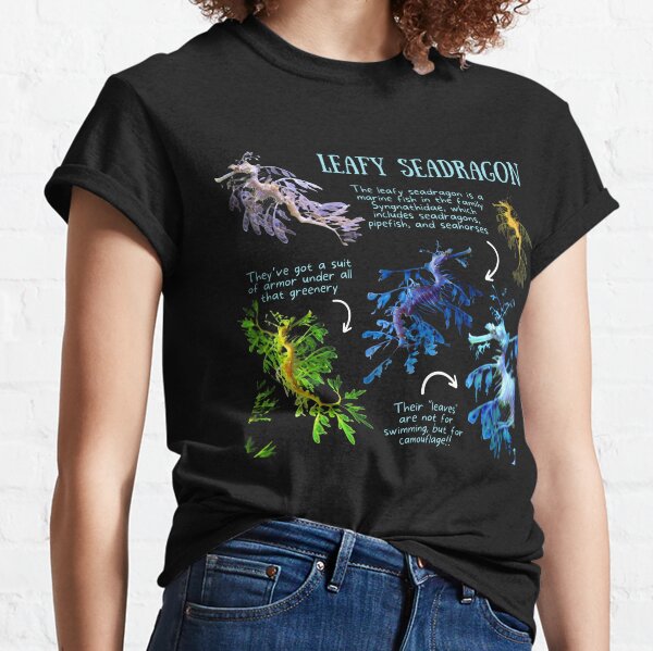 Leafy Seadragon Fun Fact Classic T-Shirt