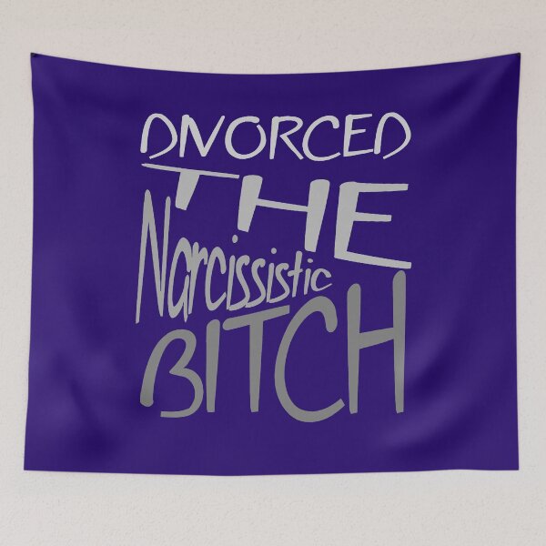 Item preview, Divorced The Narcissistic Bitch Grey Text v2 designed and sold by taiche.