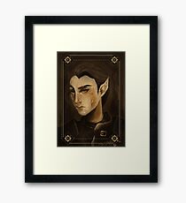 thief portrait Framed Print