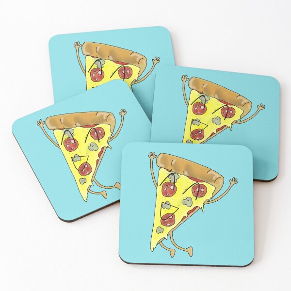 Item preview, Happy slice of pizza designed and sold by HeavyBurden.