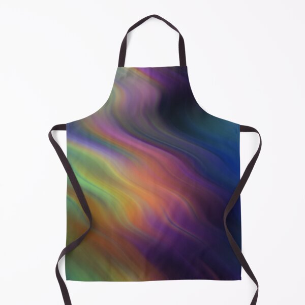 Item preview, Rainbow Psychedelic Distortion Water Waves Pattern Print Yellow Gold Red Purple Creme Green Blue designed and sold by Shayna Westfall.