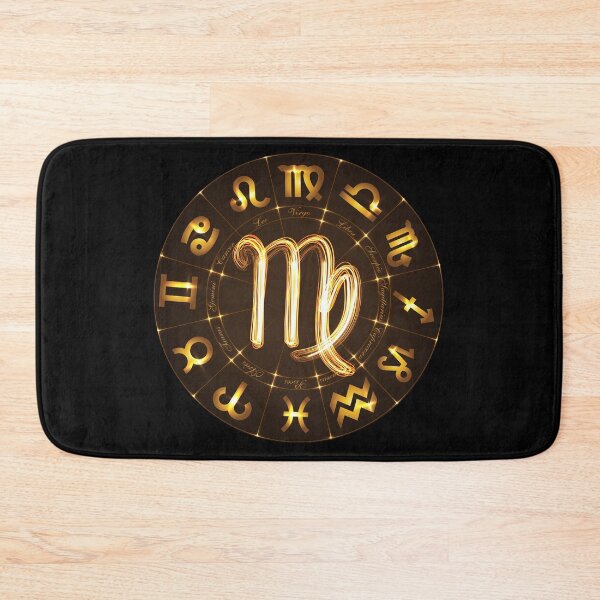 Item preview, Gold Horoscope Vigro, Gold Zodiac Vigro, Golden Astrology Symbol designed and sold by podekom.