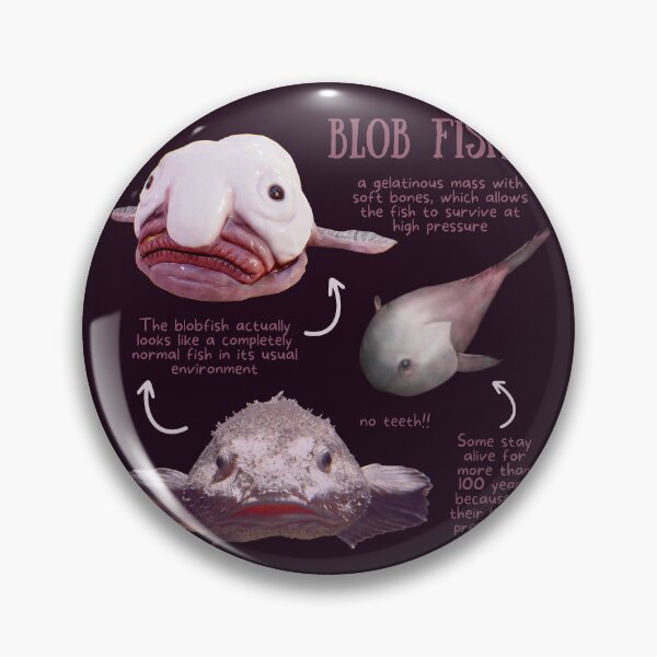 Life Is Relentless (Blob-fish) Pins