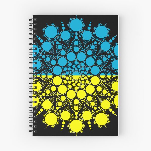 Item preview, Ukrainian Flag Dot Mandala for Voices of Children Donation designed and sold by Suzanne Uchytil.