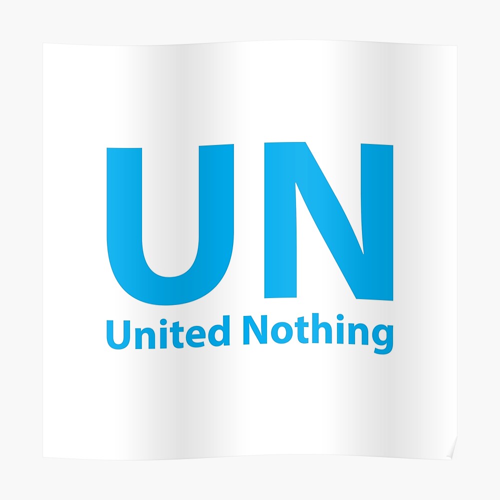 UN United Nothing" for Sale by Vitsson Redbubble