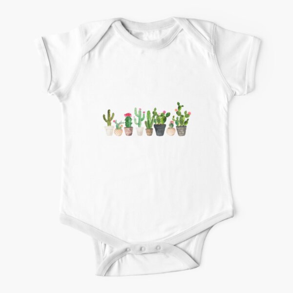 Cactus Short Sleeve Baby One-Piece