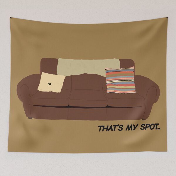 Item preview, That's My Spot Sheldon Couch designed and sold by senaeksi.