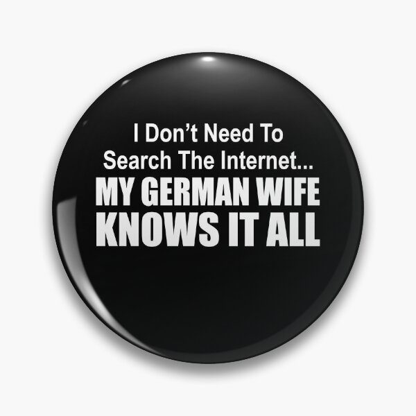 Item preview, German Wife Knows It All designed and sold by jaycartoonist.