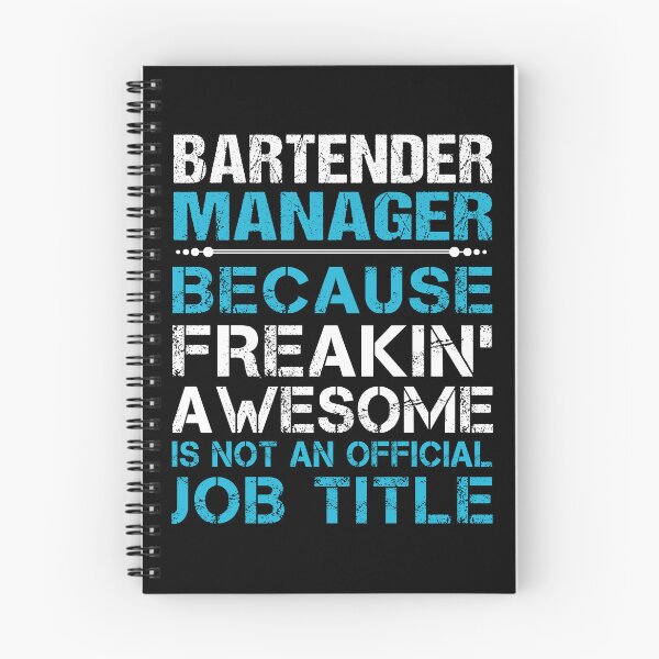 Item preview, Bartender Manager T Shirt - Freaking Awesome Job Gift Item Tee designed and sold by oetate4774.