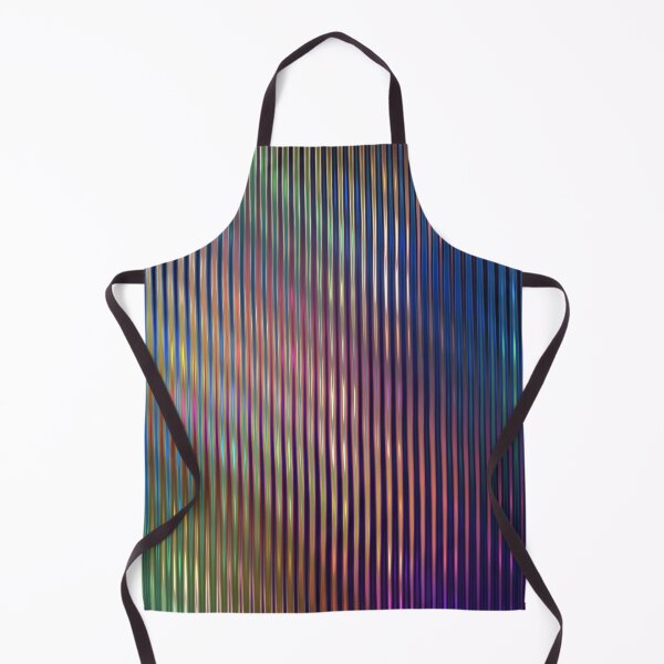 Item preview, Rainbow Psychedelic Distortion Stripes Pattern Print Yellow Gold Red Purple Creme Green Blue designed and sold by Shayna Westfall.