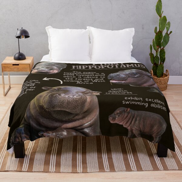 Item preview, Pygmy Hippopotamus Fun Fact designed and sold by KyleNesas.