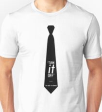 Turn It Off Tie - The Book of Mormon Slim Fit T-Shirt