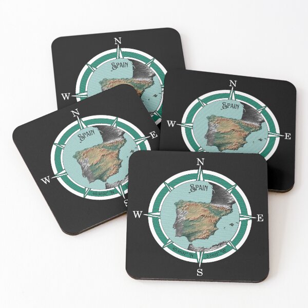 Item preview, Spain Compass Map designed and sold by Suzielie.