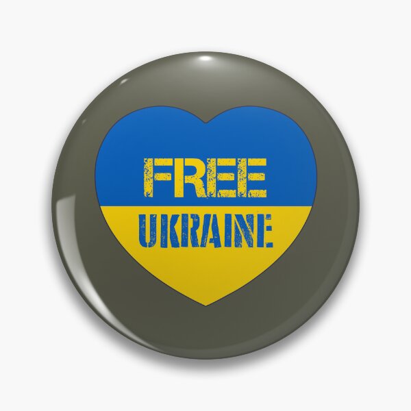 Item preview, Free Ukraine Heart Art designed and sold by AJ  Liber.