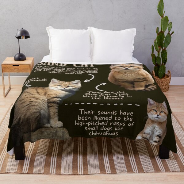 Item preview, Sand Cat Fun Fact designed and sold by KyleNesas.