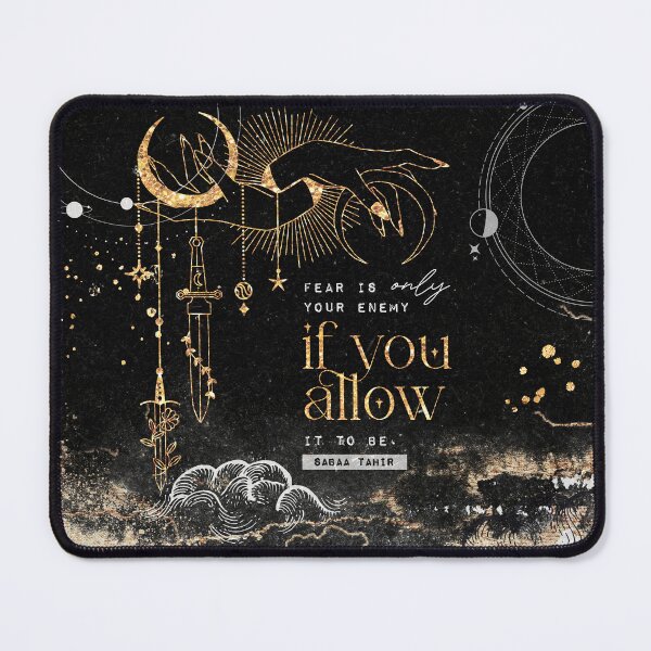 Item preview, Fear is only your enemy if you allow it to be designed and sold by Stella Bookish Art.