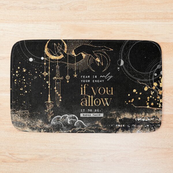 Item preview, Fear is only your enemy if you allow it to be designed and sold by Stella Bookish Art.
