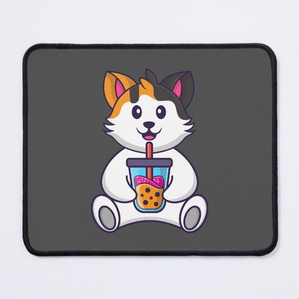 Item preview, Cat Drinking Boba Milk designed and sold by FMA30.