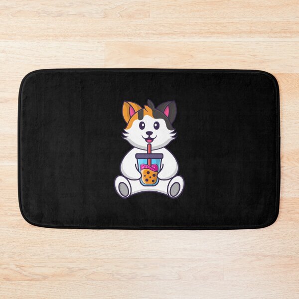Item preview, Cat Drinking Boba Milk designed and sold by FMA30.