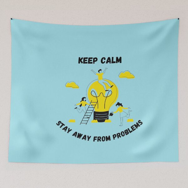 Item preview, Keep calm and stay away from problems designed and sold by Eve :).
