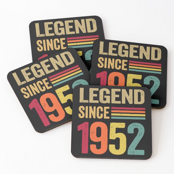 Item preview, 70 Year Old Gifts Legend since 1952 70th Birthday gift designed and sold by BahaaIB.