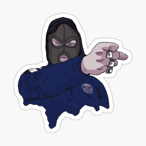 kalash criminel shooting Sticker