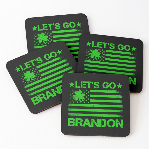 Item preview, Lets Go Branddon St Patricks Day Irish American Flag Shamrock  designed and sold by RobBengi24.