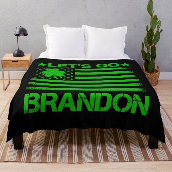 Item preview, Lets Go Branddon St Patricks Day Irish American Flag Shamrock  designed and sold by RobBengi24.