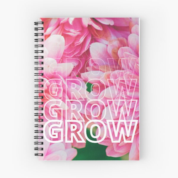 Item preview, GROW (Below) - Flirty Pink Flowers designed and sold by AliceSLee.