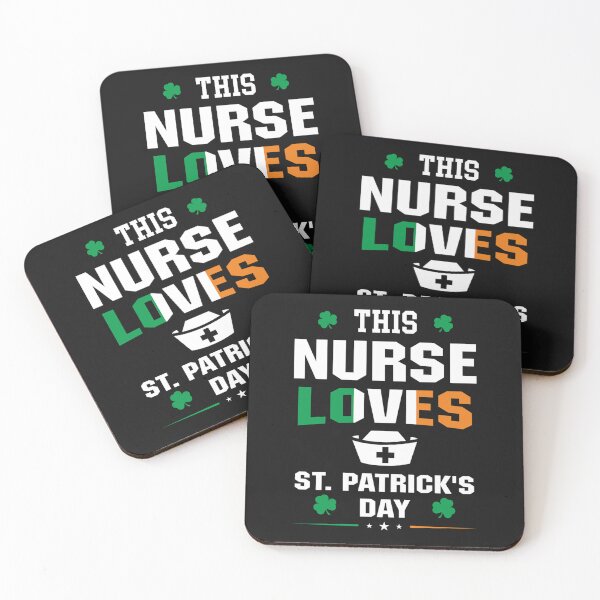 Item preview, Nurse Loves St. Patrick&x27;s Day Irish designed and sold by KathyNicholas.