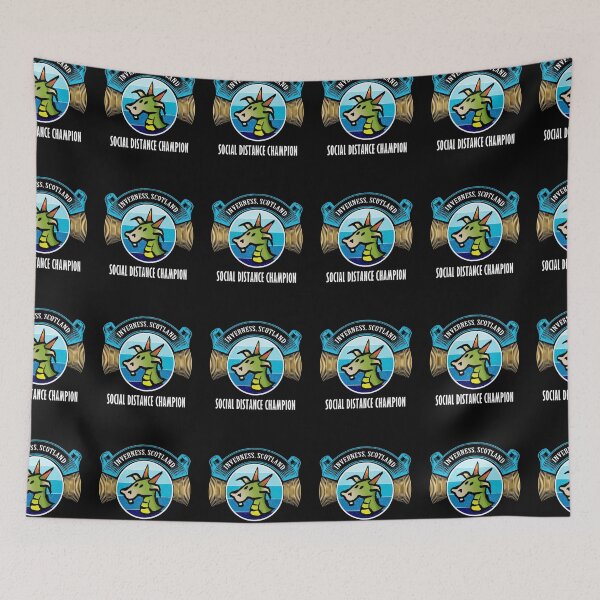 Item preview, loch ness, monster, scotland, Inverness, social distance champion designed and sold by mmammammira.
