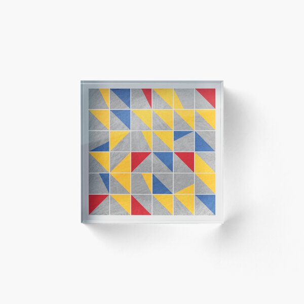Item preview, Triangles Shards Pattern - Neo Geometric Patterns - Geometric  Shards - Abstract Geometric Art - Yellow Red Blue Green designed and sold by jacnotjac.
