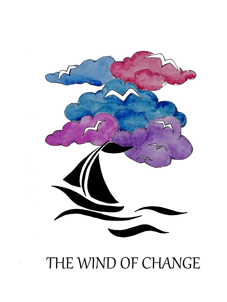 "THE WIND OF CHANGE" Poster for Sale by Lenchikdesign Redbubble