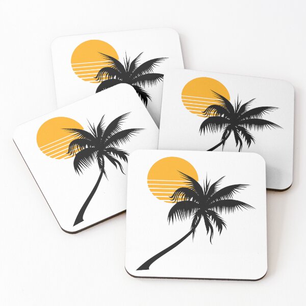 Item preview, Beach Palm Tree Retro Sunset designed and sold by 486DesignCo.