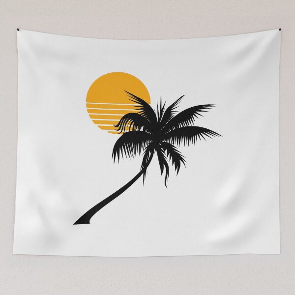 Item preview, Beach Palm Tree Retro Sunset designed and sold by 486DesignCo.