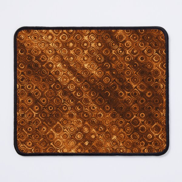 Item preview, Rusty Rain Drops Psychedelia Distortion Orbs Pattern Print Rust Orange Brown Tan Gold designed and sold by Shayna Westfall.