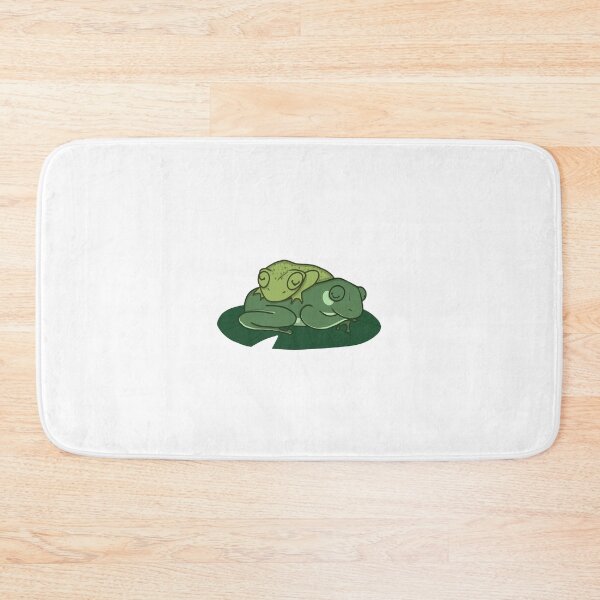 Item preview, Sleeping frogs on lily pad  designed and sold by meghanthetoad.
