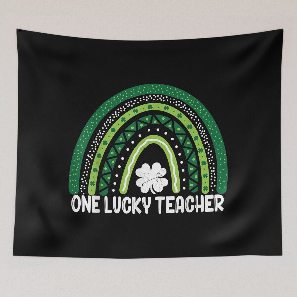 Item preview, One Lucky Teacher Rainbow St Patrick’s Day  designed and sold by RobBengi24.