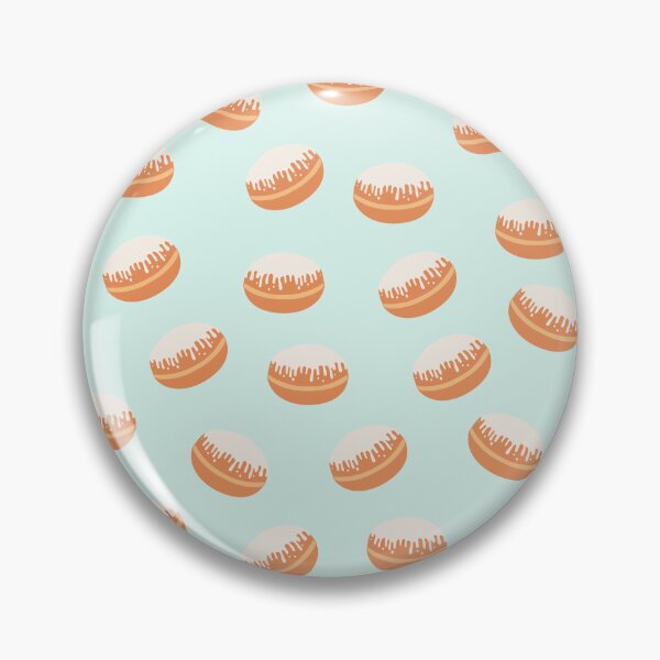 Item preview, Cute Donuts Pattern on Blue Background designed and sold by kapotka.