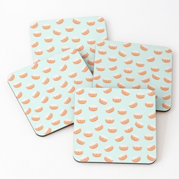 Item preview, Cute Donuts Pattern on Blue Background designed and sold by kapotka.