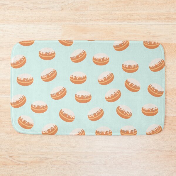 Item preview, Cute Donuts Pattern on Blue Background designed and sold by kapotka.