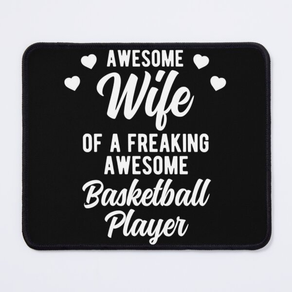 Item preview, Funny Bball Husband Phrase Gift For Basketball Player Wife Essential T-Shirt designed and sold by cohenashl6.